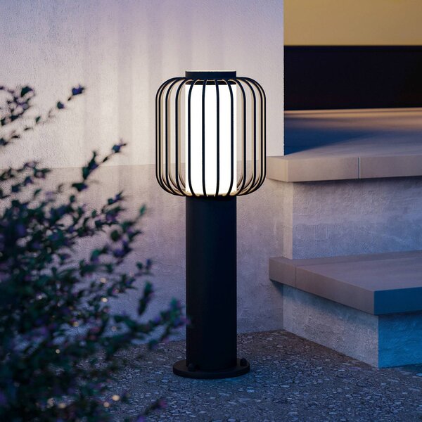 EGLO Stojací lampa Ravello, černá, výška 45 cm, kov, Černá, kov, Moderní