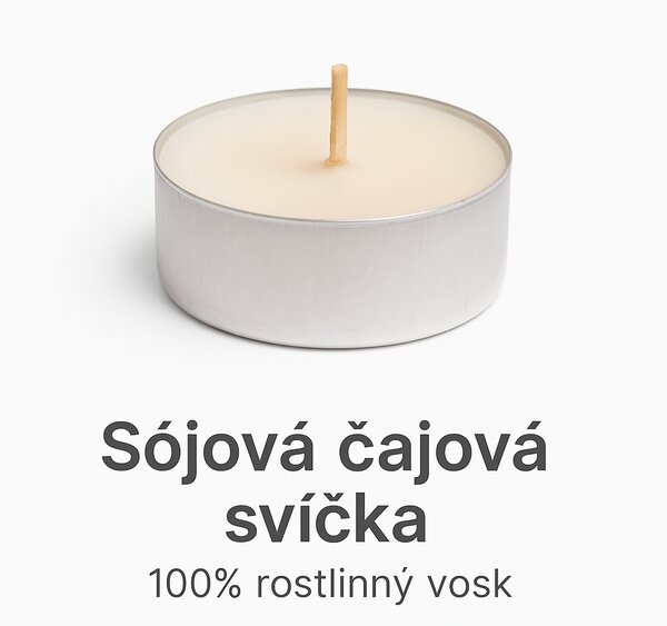 Sójová čajová svíčka