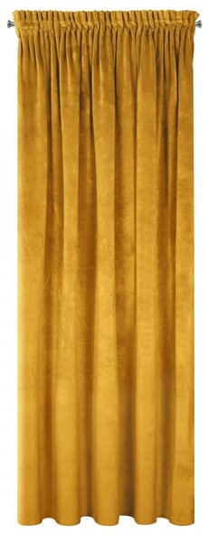 ZATEMŇOVACÍ ZÁVĚS NA PÁSCE VILLA 140X270 CM HOŘČICOVÁ