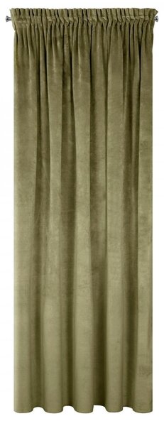 ZATEMŇOVACÍ ZÁVĚS NA PÁSCE VILLA 140X270 CM OLIVOVÁ