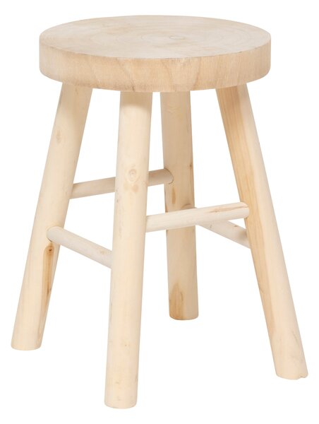 Dřevěná stolička NYAR, Ø 28 cm