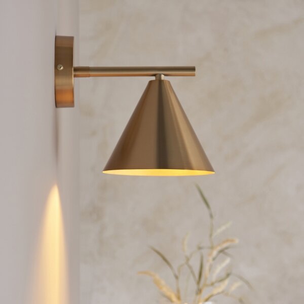 Endon 102893 - Nástěnné bodové svítidlo CAPE 1xE14/7W/230V mosaz