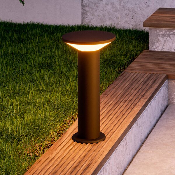 EGLO LED stojací lampa Rigosa, černá, výška 35 cm, kov, Černá, kov, Moderní