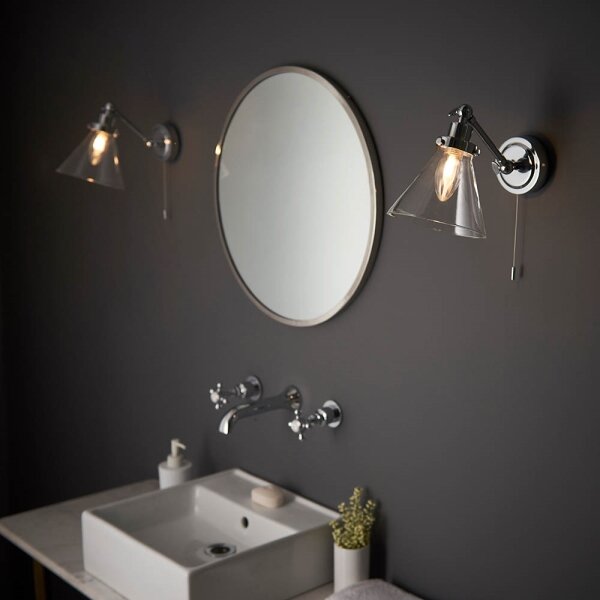 Endon 93853 -Koupelnové nástěnné svítidlo FARADAY 1xG9/3W/230V IP44 lesklý chrom