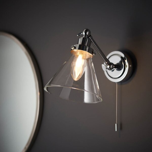 Endon 93853 -Koupelnové nástěnné svítidlo FARADAY 1xG9/3W/230V IP44 lesklý chrom