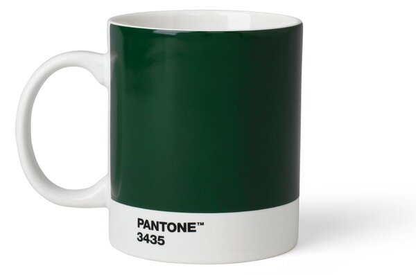 Tmavě zelený keramický hrnek 375 ml Dark Green 3435 – Pantone