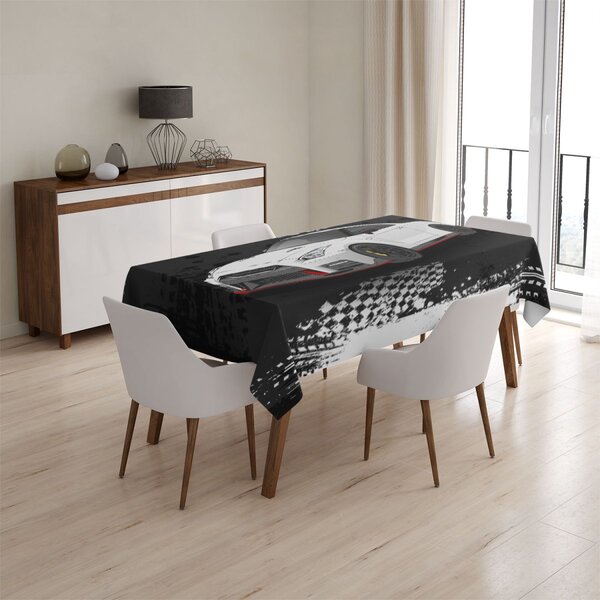 Sablio Ubrus Nissan GTR 35 Černý - 90x90 cm