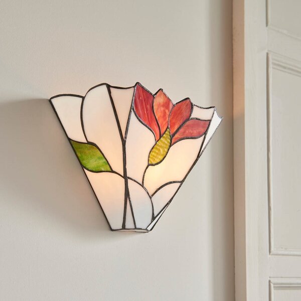 Endon 63964 - Nástěnné svítidlo Tiffany BOTANICA 1xE14/40W/230V