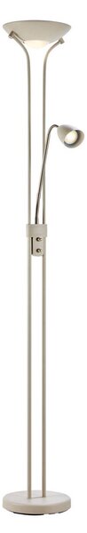 Markslöjd LED stojací lampa Modu, béžové, na čtení, výška 180 cm, stmívatelné., stmívatelný, Krémová / jantar, Obývací pokoj / jídelna, kov, Lampička na čtení