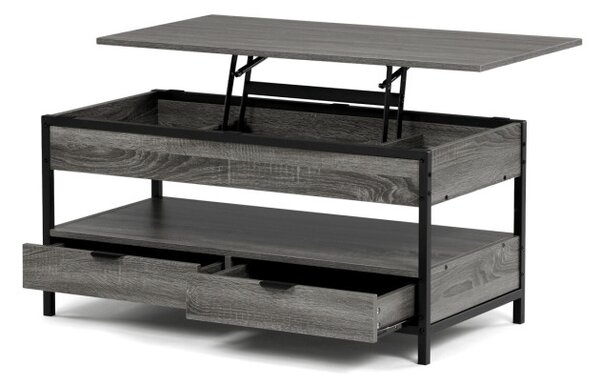 Konferenční stolek CT-I1201 GREY šedý dub