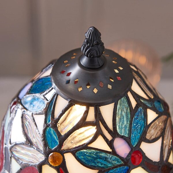 Endon 64246 - Stolní lampa Tiffany LORETTE 1xE14/40W/230V pr. 15 cm