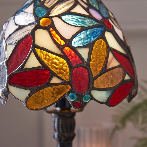 Endon 64246 - Stolní lampa Tiffany LORETTE 1xE14/40W/230V pr. 15 cm