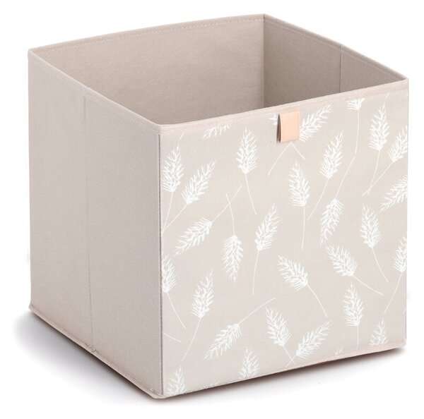 Úložný box NATURE BOX, 32 × 32 × 32 cm, béžový