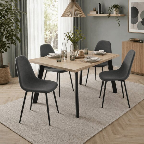 Jídelní židle šedá CT-V2972 GREY2