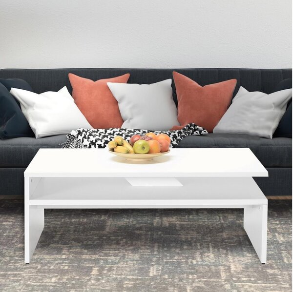 Adore Furniture Konferenční stolek 42x110 cm bílá AD0144