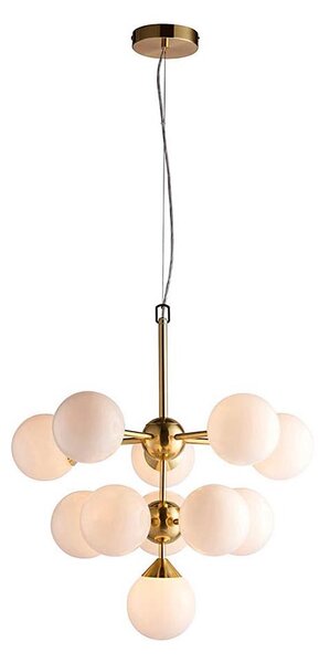Endon 76500 - Lustr na lanku OSCAR 11xG9/18W/230V mosaz