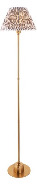 Endon 114785 - LED Stm. nabíjecí stojací lampa BURLEY LED/1,5W/5V mosaz/šedá