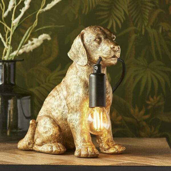 Endon 107364 - Stolní lampa PUPPY 1xE14/7W/230V zlatá