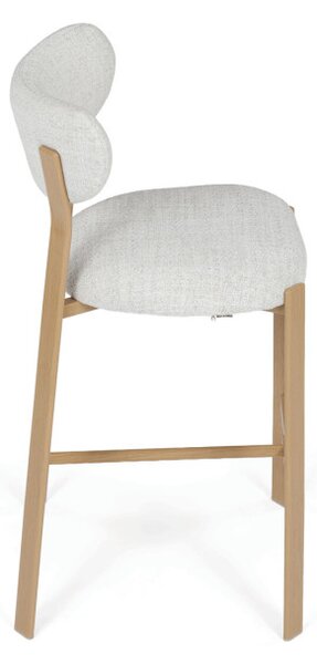 Barová židle bílá AUB-L3125 OAK
