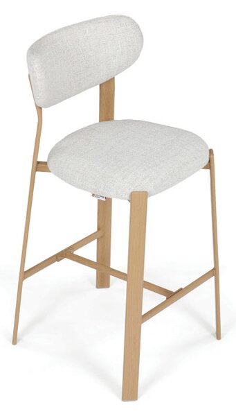 Barová židle bílá AUB-L3125 OAK