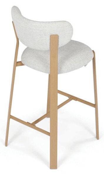 Barová židle bílá AUB-L3125 OAK