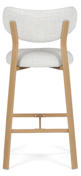 Barová židle bílá AUB-L3125 OAK