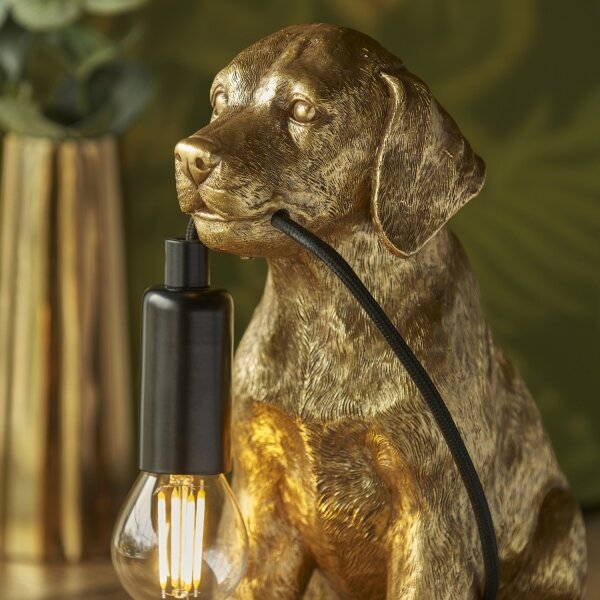Endon 107364 - Stolní lampa PUPPY 1xE14/7W/230V zlatá