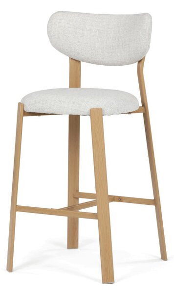 Barová židle bílá AUB-L3125 OAK