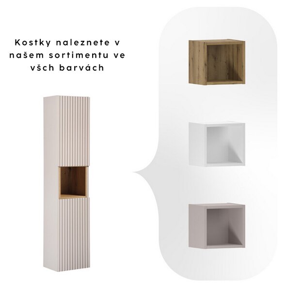 Koupelnová skříňka vysoká NOVA CASHMERE 30cm
