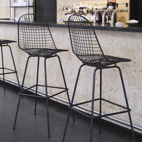 Vitra designové barové židle Wire Stool High (výška sedáku 79.5 cm)