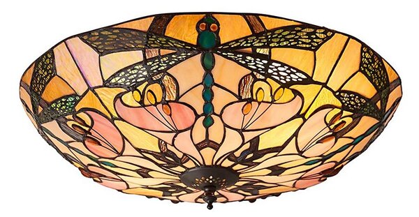 Endon 63922 - Stropní svítidlo Tiffany ASHTON 2xE27/60W/230V pr. 45 cm