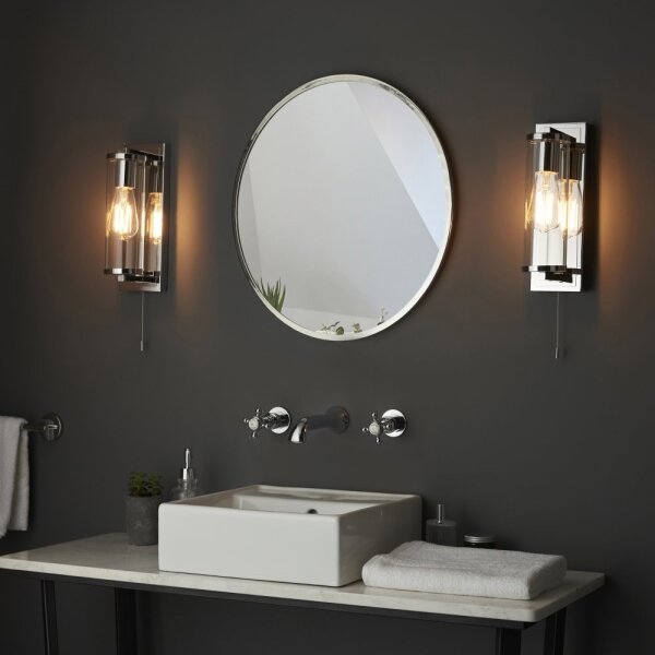Endon 94074-Koupelnové nástěnné svítidlo TAYLOR 1xE27/10W/230V IP44 lesklý chrom