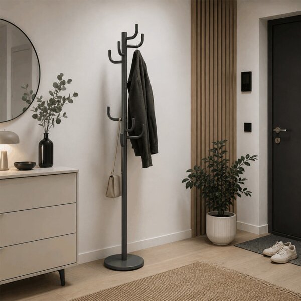 Stojanový věšák šedý 80609-06 GREY