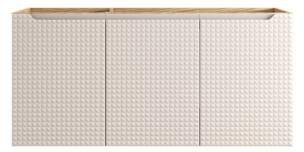 Koupelnová skřínka pod umyvadlo LUXOR BEIGE 120 cm
