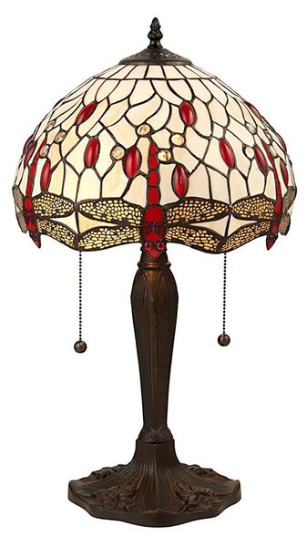 Endon 64086 - Stolní lampa Tiffany DRAGONFLY 2xE27/60W/230V pr. 30 cm