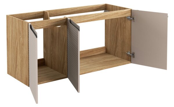 Koupelnová skřínka pod umyvadlo LUXOR BEIGE 120 cm