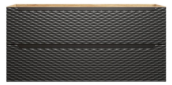 Koupelnová skřínka pod umyvadlo OCEAN BLACK 120 cm