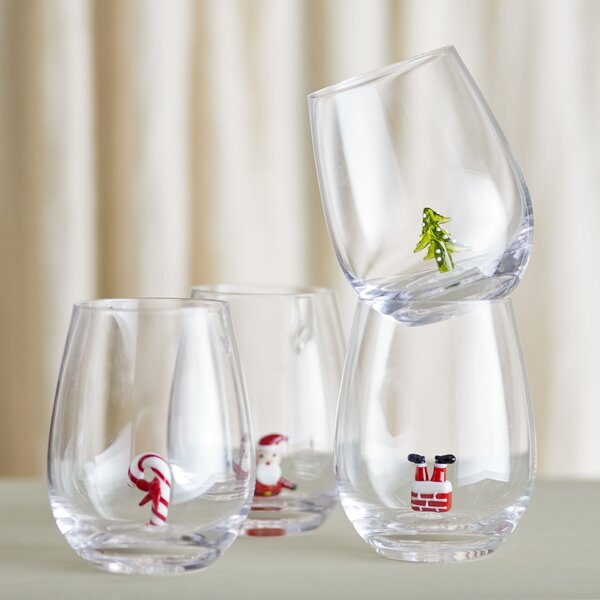 Vánoční skleničky Misa 560 ml – set 4 ks
