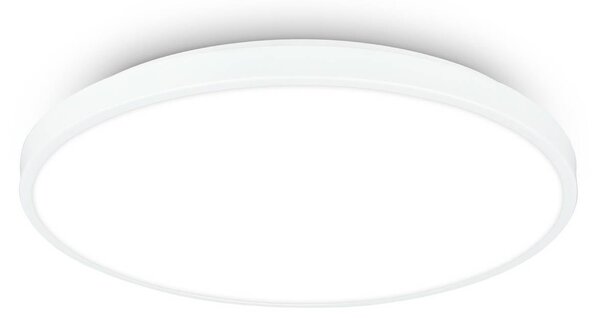 Briloner LED stropní svítidlo Kaida, bílé, Ø 38 cm, EEK A, 4 000 K, Bílá / opál, Pracovna / kancelář, kov