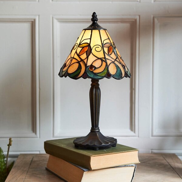 Endon 64196 - Stolní lampa Tiffany JAMELIA 1xE14/40W/230V pr. 20 cm
