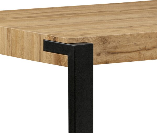 Jídelní stůl 140x88 cm HT-725 OAK divoký dub