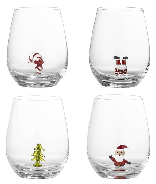 Vánoční skleničky Misa 560 ml – set 4 ks