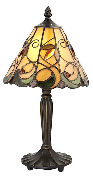 Endon 64196 - Stolní lampa Tiffany JAMELIA 1xE14/40W/230V pr. 20 cm