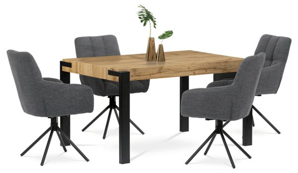 Jídelní stůl 140x88 cm HT-725 OAK divoký dub
