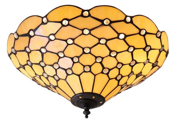 Endon 70242 - Stropní svítidlo Tiffany PEARL 2xE27/60W/230V pr. 37 cm