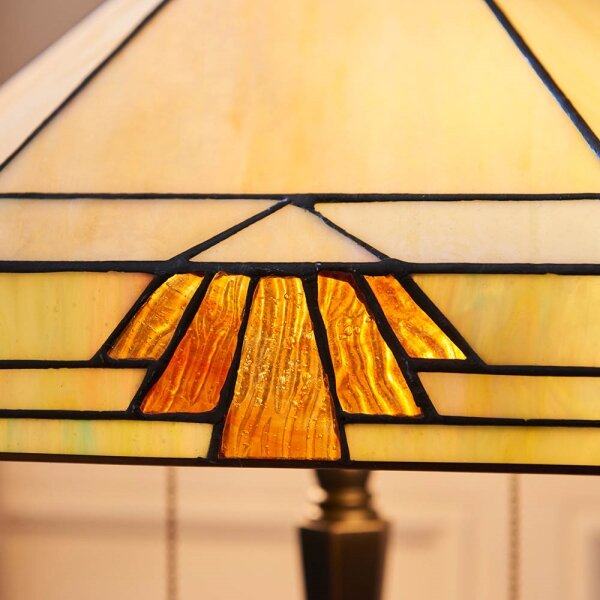 Endon 64286 - Stolní lampa Tiffany NEVADA 2xE27/60W/230V pr. 40 cm