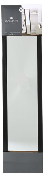 Velké stojací zrcadlo CLASSIQUE, černý, 35 × 155 cm