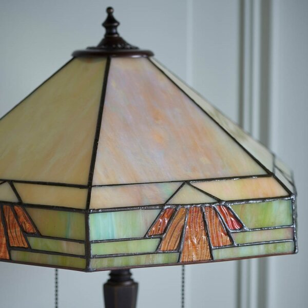 Endon 64286 - Stolní lampa Tiffany NEVADA 2xE27/60W/230V pr. 40 cm