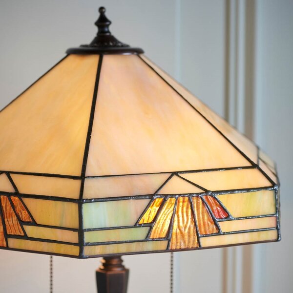 Endon 64286 - Stolní lampa Tiffany NEVADA 2xE27/60W/230V pr. 40 cm