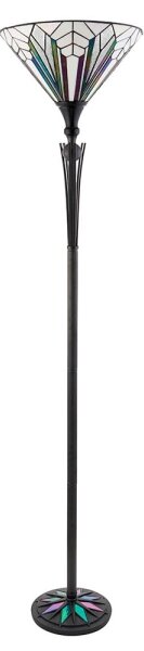 Endon 63933 - Stojací lampa Tiffany ASTORIA 1xE27/60W/230V pr. 40 cm